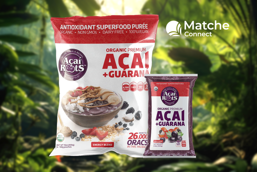 Organic frozen acai with guarana by Açai Roots